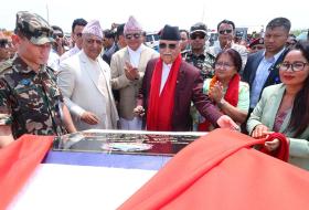 प्रधानमन्त्रीद्वारा गौरादह नगर अस्पतालको शिलान्यास